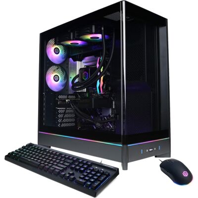 CyberPowerPC - Gaming Desktop - Intel Core Ultra 9 285 - AMD Radeon RX 9070 XT 16GB - 32GB DDR5 - 2TB PCIe 4.0 SSD - Black CyberPowerPC - Gaming Desktop - Intel Core Ultra 9 285 - AMD Radeon RX 9070 XT 16GB - 32GB DDR5 - 2TB PCIe 4.0 SSD - Black