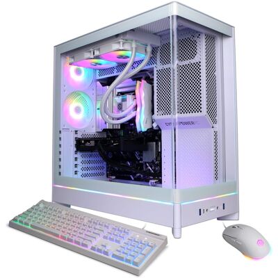 CyberPowerPC - Gaming Desktop - Intel Core Ultra 7 265KF 2024 - NVIDIA GeForce RTX 5060 Ti 16GB - 32GB DDR5 Memory - 2TB SSD Storage - White CyberPowerPC - Gaming Desktop - Intel Core Ultra 7 265KF 2024 - NVIDIA GeForce RTX 5060 Ti 16GB - 32GB DDR5 Memory - 2TB SSD Storage - White