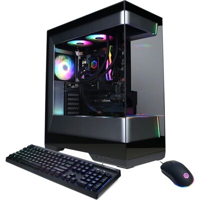 CyberPowerPC - Gaming Desktop - Intel Core Ultra 9 285 - AMD Radeon RX 9060 XT 16GB - 32GB DDR5 - 2TB PCIe 4.0 SSD - Black CyberPowerPC - Gaming Desktop - Intel Core Ultra 9 285 - AMD Radeon RX 9060 XT 16GB - 32GB DDR5 - 2TB PCIe 4.0 SSD - Black