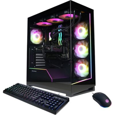 CyberPowerPC - Gaming Desktop - AMD Ryzen 9 9900X - AMD Radeon RX 9060 XT 16GB - 32GB DDR5 - 2TB PCIe 4.0 SSD - Black CyberPowerPC - Gaming Desktop - AMD Ryzen 9 9900X - AMD Radeon RX 9060 XT 16GB - 32GB DDR5 - 2TB PCIe 4.0 SSD - Black