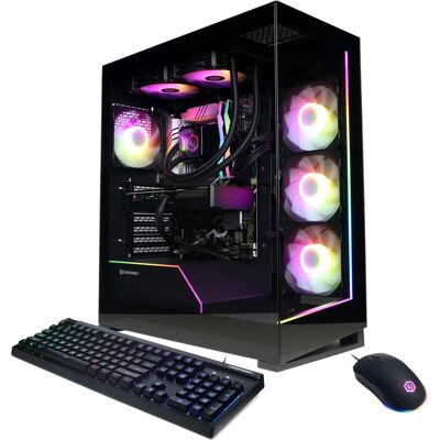 CyberPowerPC - Gaming Desktop - Intel Core Ultra 7 265KF - NVIDIA GeForce RTX 5070 12GB - 32GB DDR5 - 2TB PCIe 4.0 SSD - Black CyberPowerPC - Gaming Desktop - Intel Core Ultra 7 265KF - NVIDIA GeForce RTX 5070 12GB - 32GB DDR5 - 2TB PCIe 4.0 SSD - Black