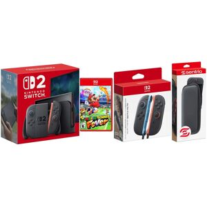 Switch 2 Console with Mario Tennis Fever, Extra Joy-Cons and Protective Case Bundle - Nintendo Switch 2 Switch 2 Console with Mario Tennis Fever, Extra Joy-Cons and Protective Case Bundle - Nintendo Switch 2
