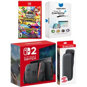 Switch 2 Video Game Console with Super Mario Party Jamboree, MightySkins Code and Protective Case Bundle - Nintendo Switch 2 Switch 2 Video Game Console with Super Mario Party Jamboree, MightySkins Code and Protective Case Bundle - Nintendo Switch 2