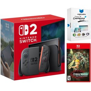 Switch 2 Video Game Console with Hyrule Warriors Age of Imprisonment and MightySkins Code Bundle - Nintendo Switch 2 Switch 2 Video Game Console with Hyrule Warriors Age of Imprisonment and MightySkins Code Bundle - Nintendo Switch 2