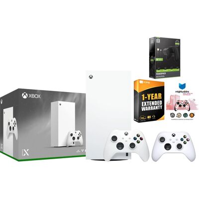 Microsoft XBOX Series X 1TB Digital Console with Extra Controller, Battery Pack, MightySkins Code and 1 Year Warranty - Robot Microsoft XBOX Series X 1TB Digital Console with Extra Controller, Battery Pack, MightySkins Code and 1 Year Warranty - Robot