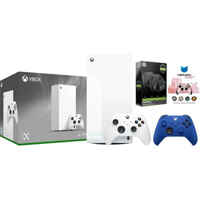 Microsoft Xbox Series X 1TB Digital Console with Extra Controller, Charge Dock and MightySkins Code Bundle Microsoft Xbox Series X 1TB Digital Console with Extra Controller, Charge Dock and MightySkins Code Bundle