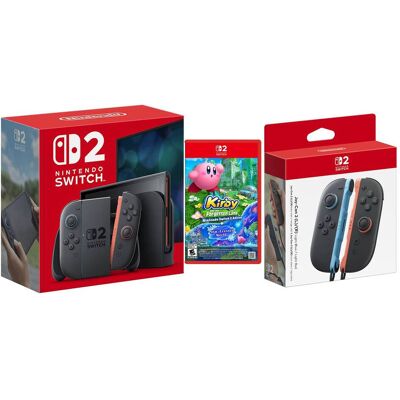 Nintendo Switch 2 Console with Kirby and the Forgotten Land and Extra Joy-Cons Bundle Nintendo Switch 2 Console with Kirby and the Forgotten Land and Extra Joy-Cons Bundle