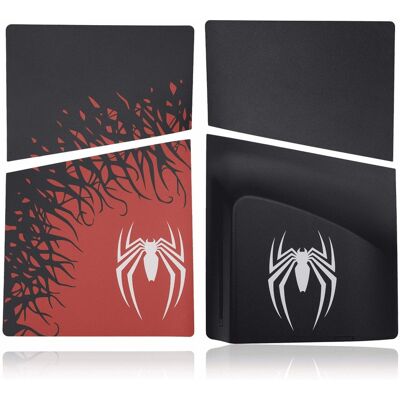 MobileSentrix - Spider-Man - PlayStation 5 Slim Disc Edition PS5 Compatible Console Faceplate Covers - Black/Red MobileSentrix - Spider-Man - PlayStation 5 Slim Disc Edition PS5 Compatible Console Faceplate Covers - Black/Red