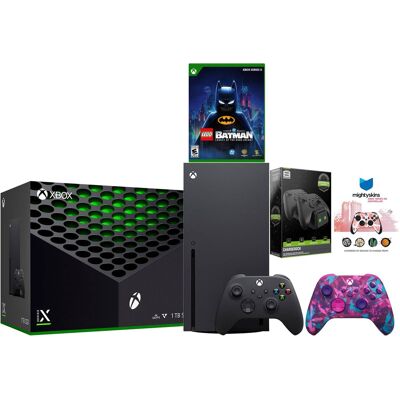 Microsoft Xbox Series X 1TB Disc Console with Extra Controller, Charge Dock and MightySkins Code Bundle Microsoft Xbox Series X 1TB Disc Console with Extra Controller, Charge Dock and MightySkins Code Bundle