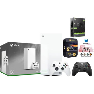 Microsoft XBOX Series X 1TB Digital Console with Extra Controller, Battery Pack, MightySkins Code and 2 Year Warranty - Carbon Microsoft XBOX Series X 1TB Digital Console with Extra Controller, Battery Pack, MightySkins Code and 2 Year Warranty - Carbon