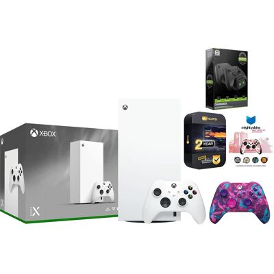 Microsoft Xbox Series X 1TB Digital Console with Extra Controller, Charge Dock, MightySkins Code and 2 Year Warranty - Heart Microsoft Xbox Series X 1TB Digital Console with Extra Controller, Charge Dock, MightySkins Code and 2 Year Warranty - Heart