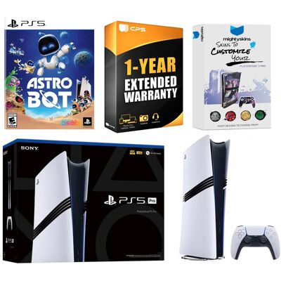 Sony PlayStation 5 Pro Digital Bundle with Astro Bot Game, MightySkins Code and 1 Year Extended Warranty Sony PlayStation 5 Pro Digital Bundle with Astro Bot Game, MightySkins Code and 1 Year Extended Warranty