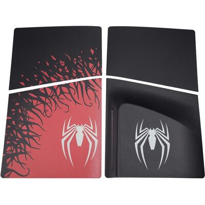 MobileSentrix - Spider-Man - PlayStation 5 Pro PS5 Pro Compatible Console Faceplate Covers (Disc Edition) - Black/Red MobileSentrix - Spider-Man - PlayStation 5 Pro PS5 Pro Compatible Console Faceplate Covers (Disc Edition) - Black/Red