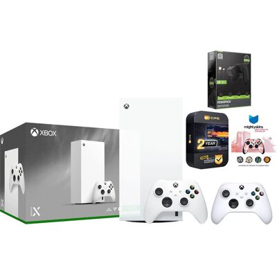 Microsoft XBOX Series X 1TB Digital Console with Extra Controller, Battery Pack, MightySkins Code and 2 Year Warranty - Robot Microsoft XBOX Series X 1TB Digital Console with Extra Controller, Battery Pack, MightySkins Code and 2 Year Warranty - Robot
