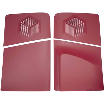 MobileSentrix - Console Shell Faceplate Covers Replacement Compatible For PlayStation 5 Pro PS5 Pro (D-006) (Disc Edition) - Rose Red MobileSentrix - Console Shell Faceplate Covers Replacement Compatible For PlayStation 5 Pro PS5 Pro (D-006) (Disc Edition) - Rose Red