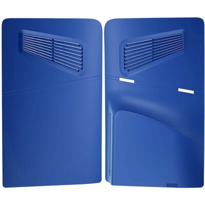 MobileSentrix - Console Shell Faceplate Covers Replacement Compatible For PlayStation 5 Slim PS5 (2 Piece Set) - Blue MobileSentrix - Console Shell Faceplate Covers Replacement Compatible For PlayStation 5 Slim PS5 (2 Piece Set) - Blue