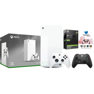 Microsoft Xbox Series X 1TB Digital Console with Extra Controller, Battery Pack and MightySkins Code Bundle Microsoft Xbox Series X 1TB Digital Console with Extra Controller, Battery Pack and MightySkins Code Bundle