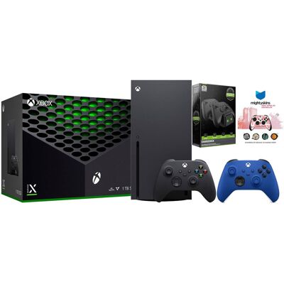 Microsoft Xbox Series X 1TB Disc Console with Extra Controller, Charge Dock and MightySkins Code Bundle Microsoft Xbox Series X 1TB Disc Console with Extra Controller, Charge Dock and MightySkins Code Bundle