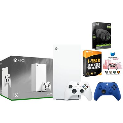 Microsoft Xbox Series X 1TB Digital Console with Extra Controller, Charge Dock, MightySkins Code and 1 Year Warranty Microsoft Xbox Series X 1TB Digital Console with Extra Controller, Charge Dock, MightySkins Code and 1 Year Warranty