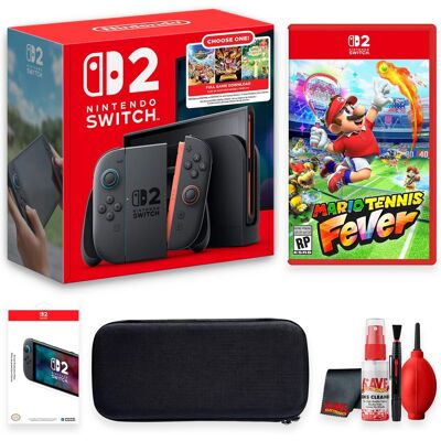 Nintendo Switch 2 Choose Your Game Bundle Console + Mario Tennis Fever Game + More Nintendo Switch 2 Choose Your Game Bundle Console + Mario Tennis Fever Game + More