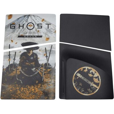 MobileSentrix - Ghost of Yotei - PlayStation 5 Slim Disc Edition PS5 Compatible Console Faceplate Covers - Black MobileSentrix - Ghost of Yotei - PlayStation 5 Slim Disc Edition PS5 Compatible Console Faceplate Covers - Black