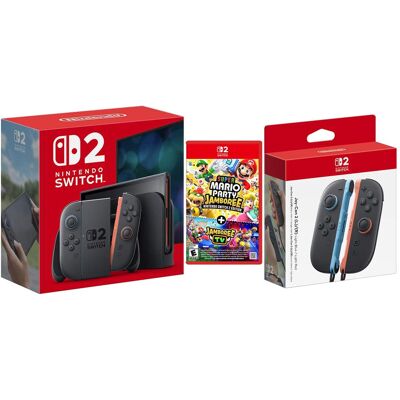 Nintendo Switch 2 Console with Super Mario Party Jamboree and Extra Joy-Cons Bundle Nintendo Switch 2 Console with Super Mario Party Jamboree and Extra Joy-Cons Bundle