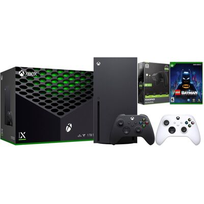 Microsoft XBOX Series X 1TB Disc Console with LEGO Batman, Extra Controller and Battery Pack Bundle Microsoft XBOX Series X 1TB Disc Console with LEGO Batman, Extra Controller and Battery Pack Bundle