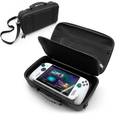 CASEMATIX - Handheld Gaming Case Screen Protector Fits ASUS ROG Xbox Ally X Handheld Video Gaming Console and Accessories - Black CASEMATIX - Handheld Gaming Case Screen Protector Fits ASUS ROG Xbox Ally X Handheld Video Gaming Console and Accessories - Black