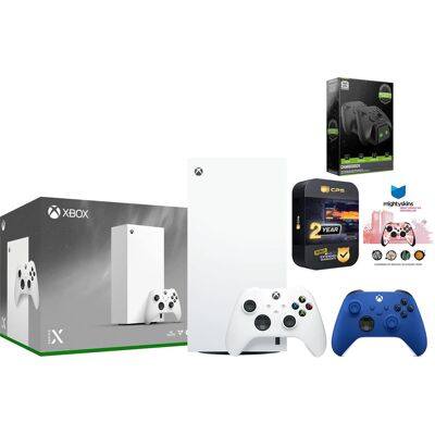 Microsoft Xbox Series X 1TB Digital Console with Extra Controller, Charge Dock, MightySkins Code and 2 Year Warranty Microsoft Xbox Series X 1TB Digital Console with Extra Controller, Charge Dock, MightySkins Code and 2 Year Warranty