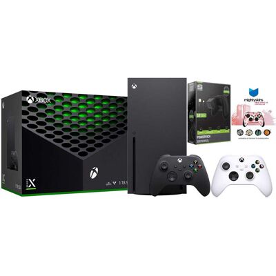 Microsoft Xbox Series X 1TB Disc Console with Extra Controller, Battery Pack and MightySkins Code Bundle Microsoft Xbox Series X 1TB Disc Console with Extra Controller, Battery Pack and MightySkins Code Bundle