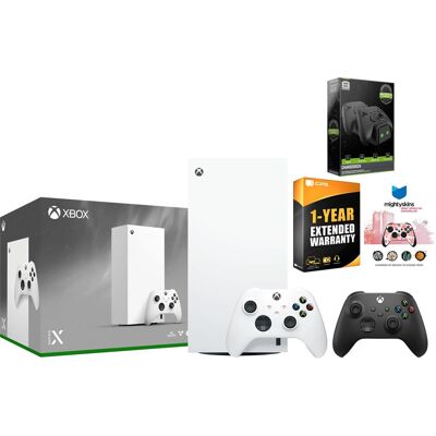 Microsoft Xbox Series X 1TB Digital Console with Extra Controller, Charge Dock, MightySkins Code and 1 Year Warranty - Carbon Microsoft Xbox Series X 1TB Digital Console with Extra Controller, Charge Dock, MightySkins Code and 1 Year Warranty - Carbon