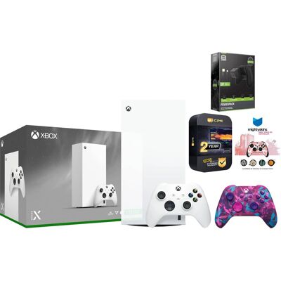 Microsoft XBOX Series X 1TB Digital Console with Extra Controller, Battery Pack, MightySkins Code and 2 Year Warranty - Heart Microsoft XBOX Series X 1TB Digital Console with Extra Controller, Battery Pack, MightySkins Code and 2 Year Warranty - Heart