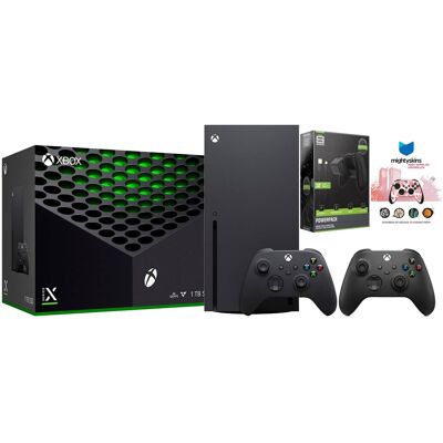 Microsoft Xbox Series X 1TB Disc Console with Extra Controller, Battery Pack and MightySkins Code Bundle Microsoft Xbox Series X 1TB Disc Console with Extra Controller, Battery Pack and MightySkins Code Bundle