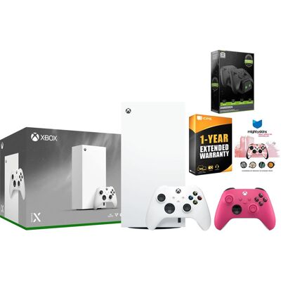 Microsoft Xbox Series X 1TB Digital Console with Extra Controller, Charge Dock, MightySkins Code and 1 Year Warranty Microsoft Xbox Series X 1TB Digital Console with Extra Controller, Charge Dock, MightySkins Code and 1 Year Warranty