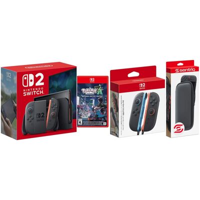 Nintendo Switch 2 Console with Pokemon Legends Z-A, Extra Joy-Cons and Protective Case Bundle Nintendo Switch 2 Console with Pokemon Legends Z-A, Extra Joy-Cons and Protective Case Bundle