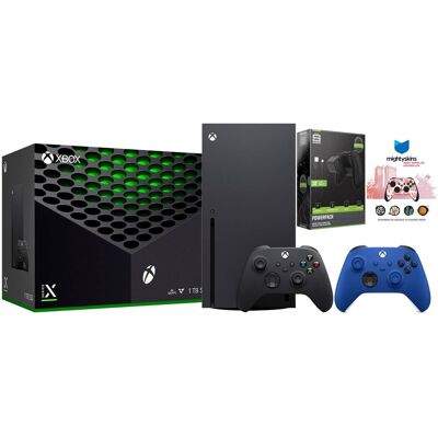 Microsoft Xbox Series X 1TB Disc Console with Extra Controller, Battery Pack and MightySkins Code Bundle Microsoft Xbox Series X 1TB Disc Console with Extra Controller, Battery Pack and MightySkins Code Bundle