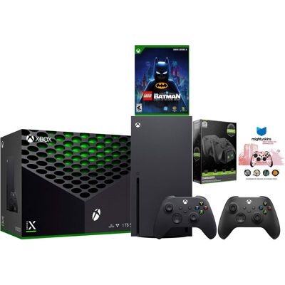 Microsoft Xbox Series X 1TB Disc Console with Extra Controller, Charge Dock and MightySkins Code Bundle Microsoft Xbox Series X 1TB Disc Console with Extra Controller, Charge Dock and MightySkins Code Bundle