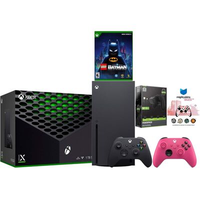 Microsoft Xbox Series X 1TB Disc Console with LEGO Batman, Extra Controller, Battery Pack and MightySkins Code Bundle Microsoft Xbox Series X 1TB Disc Console with LEGO Batman, Extra Controller, Battery Pack and MightySkins Code Bundle
