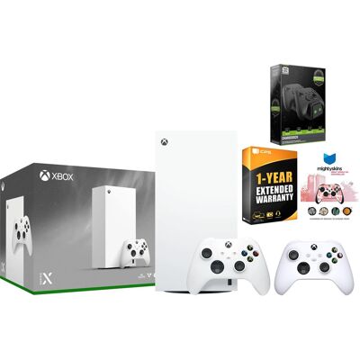 Microsoft Xbox Series X 1TB Digital Console with Extra Controller, Charge Dock, MightySkins Code and 1 Year Warranty Microsoft Xbox Series X 1TB Digital Console with Extra Controller, Charge Dock, MightySkins Code and 1 Year Warranty