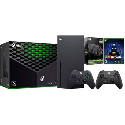 Microsoft Xbox Series X 1TB Disc Console with Extra Controller and Charge Dock Bundle Microsoft Xbox Series X 1TB Disc Console with Extra Controller and Charge Dock Bundle