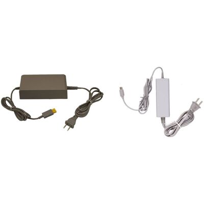 Wii U Parts Bundle Gamepad Power Adapter And Console Power Adapter By Mars Devices - Black Wii U Parts Bundle Gamepad Power Adapter And Console Power Adapter By Mars Devices - Black