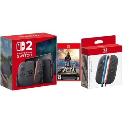 Nintendo Switch 2 Console with Zelda Breath of the Wild with Extra Joy-Cons Bundle Nintendo Switch 2 Console with Zelda Breath of the Wild with Extra Joy-Cons Bundle