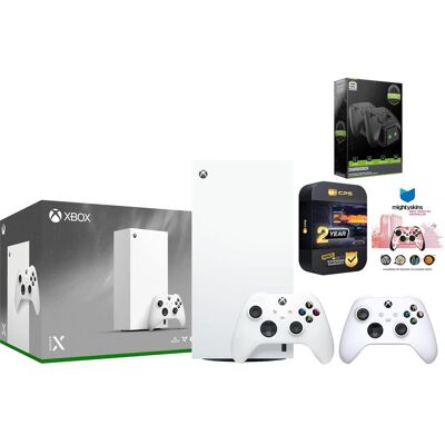 Microsoft Xbox Series X 1TB Digital Console with Extra Controller, Charge Dock, MightySkins Code and 2 Year Warranty Microsoft Xbox Series X 1TB Digital Console with Extra Controller, Charge Dock, MightySkins Code and 2 Year Warranty