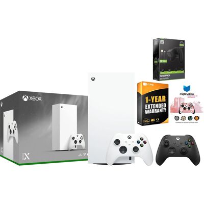 Microsoft XBOX Series X 1TB Digital Console with Extra Controller, Battery Pack, MightySkins Code and 1 Year Warranty - Carbon Microsoft XBOX Series X 1TB Digital Console with Extra Controller, Battery Pack, MightySkins Code and 1 Year Warranty - Carbon
