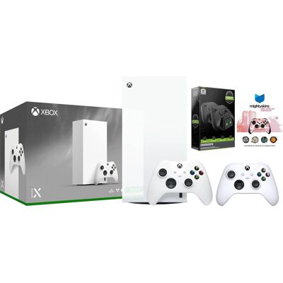 Microsoft Xbox Series X 1TB Digital Console with Extra Controller, Charge Dock and MightySkins Code Bundle Microsoft Xbox Series X 1TB Digital Console with Extra Controller, Charge Dock and MightySkins Code Bundle