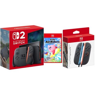 Nintendo Switch 2 Console with Kirby Air Riders and Extra Joy-Cons Bundle Nintendo Switch 2 Console with Kirby Air Riders and Extra Joy-Cons Bundle