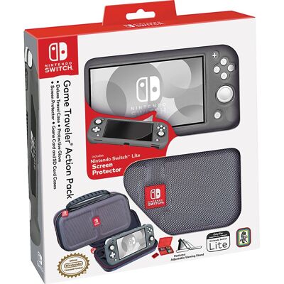 PopMarket - Nintendo Switch - Lite Game Deluxe Travel Case Action Pack - Multicolor PopMarket - Nintendo Switch - Lite Game Deluxe Travel Case Action Pack - Multicolor