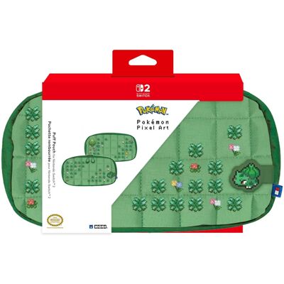 Hori - Puff Pouch (Pokemon Pixel for Nintendo Switch 2 - Green Hori - Puff Pouch (Pokemon Pixel for Nintendo Switch 2 - Green