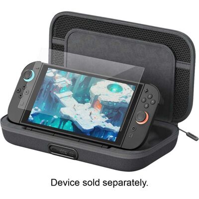Belkin - Gaming Charging Case Pro for Nintendo Switch 2, 10k Portable Charger Case 30W with Anti-Reflective Screen Protector - Charcoal Belkin - Gaming Charging Case Pro for Nintendo Switch 2, 10k Portable Charger Case 30W with Anti-Reflective Screen Protector - Charcoal