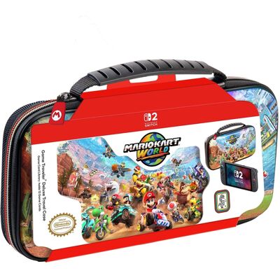 RDS Industries - Nintendo Licensed Game Traveler Deluxe Mario Kart World Case - Black RDS Industries - Nintendo Licensed Game Traveler Deluxe Mario Kart World Case - Black